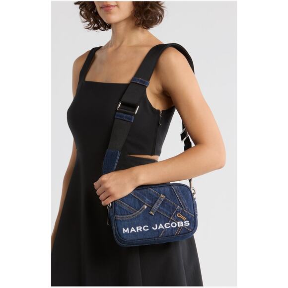 Marc Jacobs Pieced Denim Bold Flash Camera Bag - Picture 2 of 6